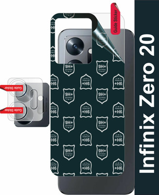 TIT ART Front and Back Tempered Glass for Infinix Zero 20, Zero 20, {CAMERA GLASS}(Pack of 2)