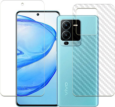 SOMTONE Front and Back Tempered Glass for vivo V25 Pro 5G FRONT BACK(Pack of 1)