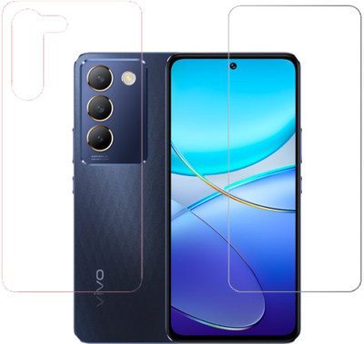 VAYUVAULT Front and Back Tempered Glass for vivo Y200e 5G(Pack of 2)