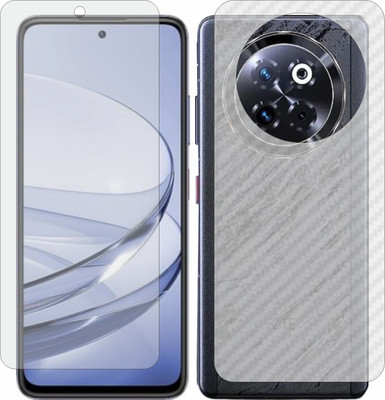Fasheen Front and Back Tempered Glass for ZTE Axon 60 Ultra(Pack of 2)