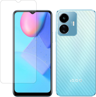 Vatsin Front and Back Tempered Glass for iQOO Z6 Lite 5G(Pack of 2)