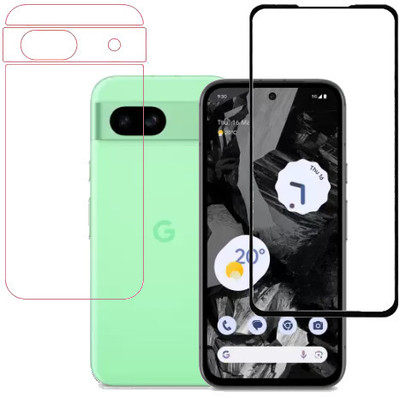 ECMERED Front and Back Tempered Glass for Google Pixel 8a, GOOGLE PIXEL 8A, Pixel 8a, PIXEL 8A(Pack of 1)