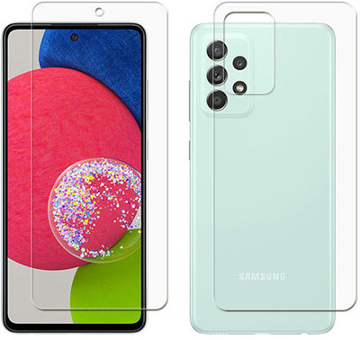 MUTAALI Front and Back Tempered Glass for Samsung A52s 5G(Pack of 1)