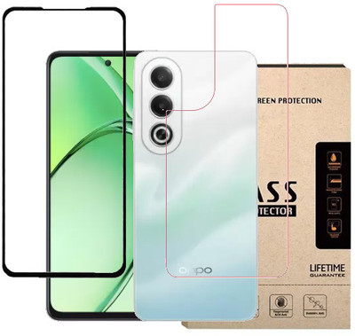 ojucase Front and Back Tempered Glass for OPPO K12x 5G(Pack of 1)