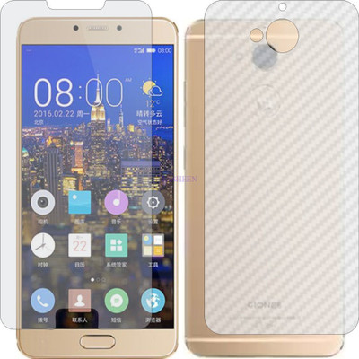Fasheen Front and Back Tempered Glass for GIONEE S6 PRO (Front Matte Finish & Back 3d Carbon Fiber)(Pack of 2)