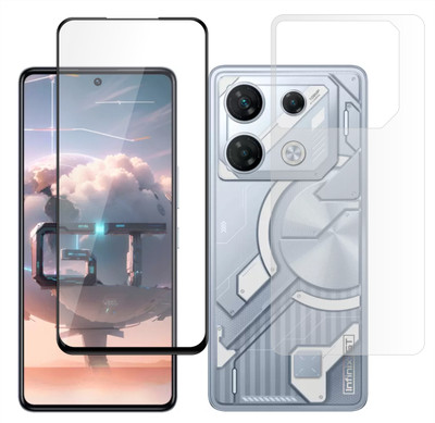 Ten To 11 Front and Back Tempered Glass for Infinix GT10 Pro(Pack of 2)
