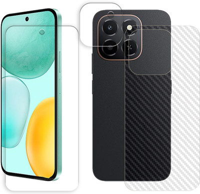 MUTAALI Front and Back Tempered Glass for Honor X6c 4G(Pack of 1)