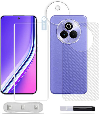 SOMTONE Front and Back Tempered Glass for Realme P3 Pro 5G Tempered Glass Screen Protector ( 1 UV TEMPERED GLASS SCREEN PROTECTOR + 1 BACK CARBON FIBER SKIN + CAMERA LENS PROTECTOR )(Pack of 1) SOMTONE Front and Back Tempered Glass for Realme P3 Pro 5G Tempered Glass Screen Protector ( 1 UV TEMPERED GLASS SCREEN PROTECTOR + 1 BACK CARBON FIBER SKIN + CAMERA LENS PROTECTOR )(Pack of 1)