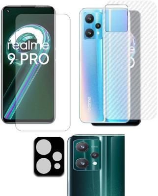 COVER CAPITAL Front and Back Tempered Glass for Realme 9 Pro(Pack of 3)