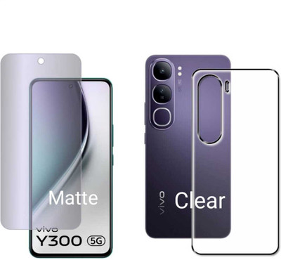 4 YARDS Front and Back Tempered Glass for Vivo Y300 5G (6.67 Inch)(Pack of 1)