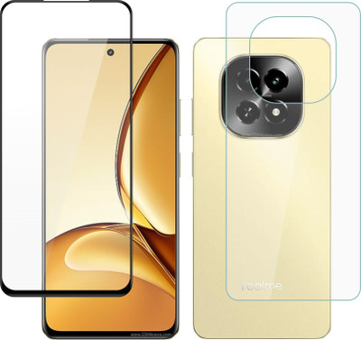 Vatsin Front and Back Tempered Glass for Realme C63 5G(Pack of 2)