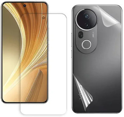 MUTAALI Front and Back Tempered Glass for vivo T4 Ultra(Pack of 1)