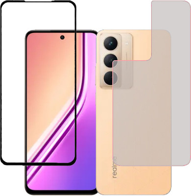 HOBBYTRONICS Front and Back Tempered Glass for realme P3x 5G(Pack of 1)