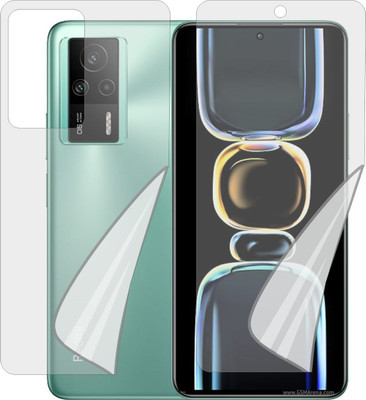 ZINGTEL Front and Back Tempered Glass for XIAOMI POCO F5 PRO (Edge To Edge TPU Full Coverage)(Pack of 1)