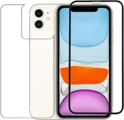MagicalTech Front and Back Tempered Glass for iPhone 11 Front Edge To Edge Tempered & Back Flexible Screen Protector Anti-Fingerprint/Scratch(Pack of 2)