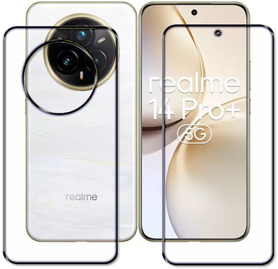 tombik Front and Back Tempered Glass for 93dd-Realme 14 Pro+-fb(Pack of 2)