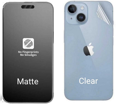 4 YARDS Front and Back Tempered Glass for Iphone 15 Plus Easy Installation Kit For Smartphone|Military Grade Shatterproof,Full Coverage,HD Clear(Pack of 1)