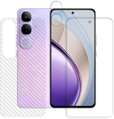 ZIDZEE Front and Back Tempered Glass for VIVO V4O LITE 4G FRONT AND BACK TEMPERED GLASS(Pack of 2)