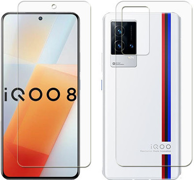 ARBAN Front and Back Tempered Glass for VIVO IQOO 7 Front Back Flexible Tempered Glass(Pack of 1)