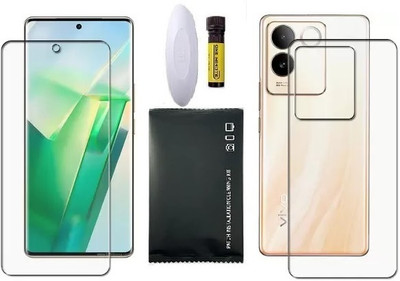 ASVALBUY Front and Back Tempered Glass for Vivo T2 Pro 5G, Vivo T2 Pro(Pack of 1)