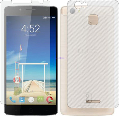 Fasheen Front and Back Tempered Glass for SWIPE SENSE (Front Matte Finish & Back 3d Carbon Fiber)(Pack of 2)