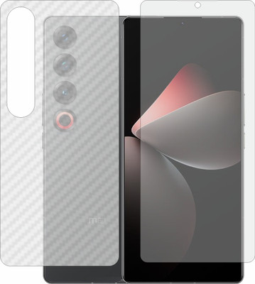 MOBART Front and Back Tempered Glass for Meizu 21 Pro(Pack of 2)