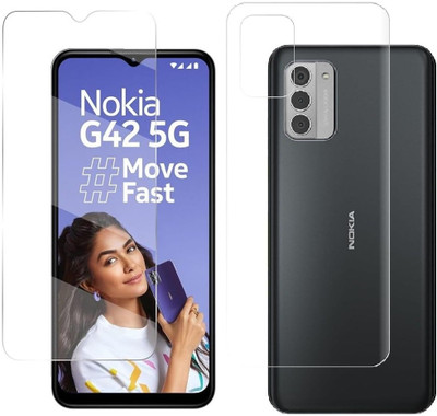 4 YARDS Front and Back Tempered Glass for Nokia G42 5G(Pack of 1)
