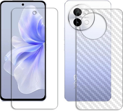 MUTAALI Front and Back Tempered Glass for vivo S18e(Pack of 1)