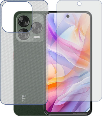 Mobling Front and Back Tempered Glass for ZTE Blade V70 Design(Pack of 2)