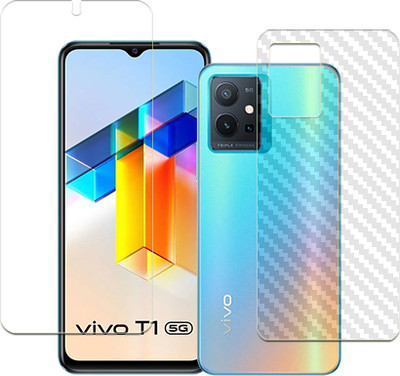 SOMTONE Front and Back Tempered Glass for vivo T1 FRONT BACK(Pack of 1)