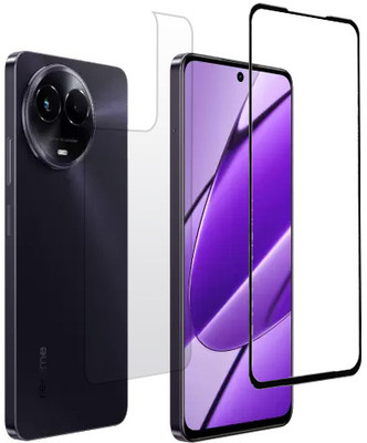 KMPERED Front and Back Tempered Glass for Realme 11, Realme 11x(Pack of 2)