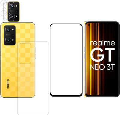 Vatsin Front and Back Tempered Glass for Realme GT Neo 2(Pack of 3)