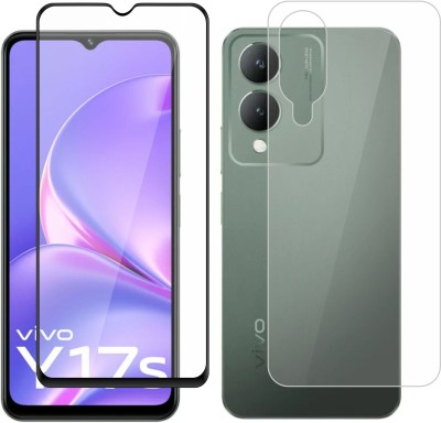 Ten To 11 Front and Back Tempered Glass for ViVO Y17s(Pack of 2)