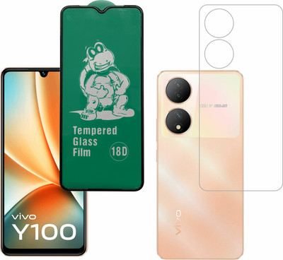 Ten To 11 Front and Back Tempered Glass for ViVO T2 5G(Pack of 2)