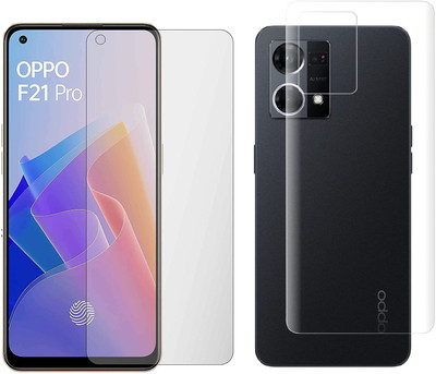 4 YARDS Front and Back Tempered Glass for Oppo F21 Pro 4G (Matte Finish)(Pack of 1)