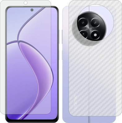 MOBART Front and Back Tempered Glass for Realme 12x(Pack of 2)