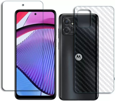 DOWRVIN Front and Back Tempered Glass for MOTOROLA MOTO G POWER 5G FRONT AND BACK TEMPERED GLASS(Pack of 2)