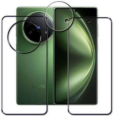 tombik Front and Back Tempered Glass for 6zz-vivo X Fold 5-fb,lens(Pack of 3)
