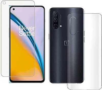 Penvag Front and Back Tempered Glass for Oneplus Nord CE 5G(Pack of 2)