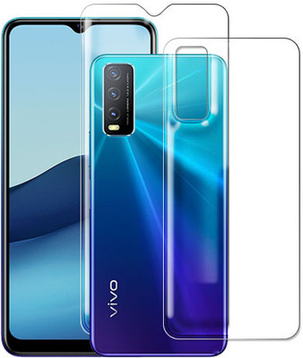 MUTAALI Front and Back Tempered Glass for Vivo Y20 2021(Pack of 1)