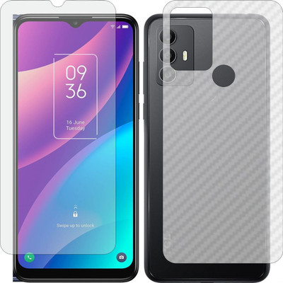 MOBART Front and Back Tempered Glass for TCL 306(Pack of 2)
