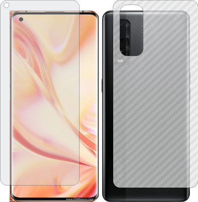 MOBART Front and Back Tempered Glass for OPPO FIND X2 PRO(Pack of 2)