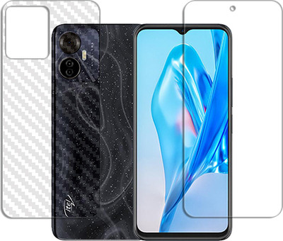 SOMTONE Front and Back Tempered Glass for itel S18 Pro FRONT BACK(Pack of 1)