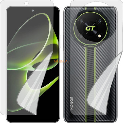 MOBART Front and Back Tempered Glass for HUAWEI HONOR X40 GT (Edge To Edge TPU, Full Coverage)(Pack of 1)
