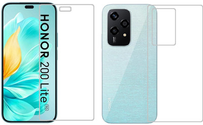 4 YARDS Front and Back Tempered Glass for Honor 200 lite 5G(Pack of 1)