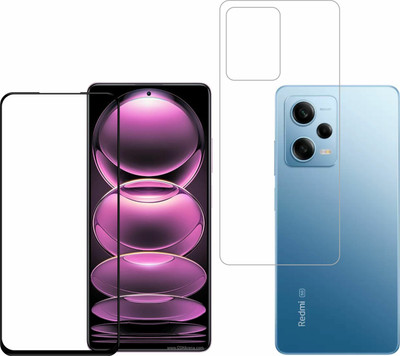 Ten To 11 Front and Back Tempered Glass for Redmi Note 12 5G(Pack of 2)