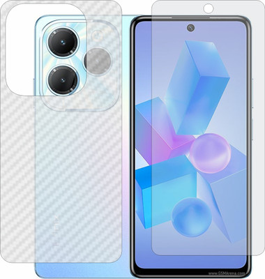 Fasheen Front and Back Tempered Glass for Infinix Hot 40 X6836(Pack of 2)