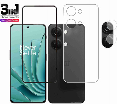 Olonga Front and Back Tempered Glass for ONEPLUS NORD 3 5G(Pack of 3)