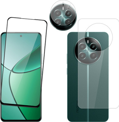 Ten To 11 Front and Back Tempered Glass for Realme P1 5G, Realme P1 5G [With Rear Camera Lens Guard](Pack of 3)