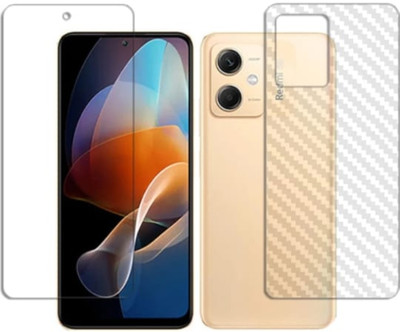 DOWRVIN Front and Back Tempered Glass for XIAOMI REDMI NOTE 12R PRO FRONT AND BACK TEMPERED GLASS(Pack of 2)